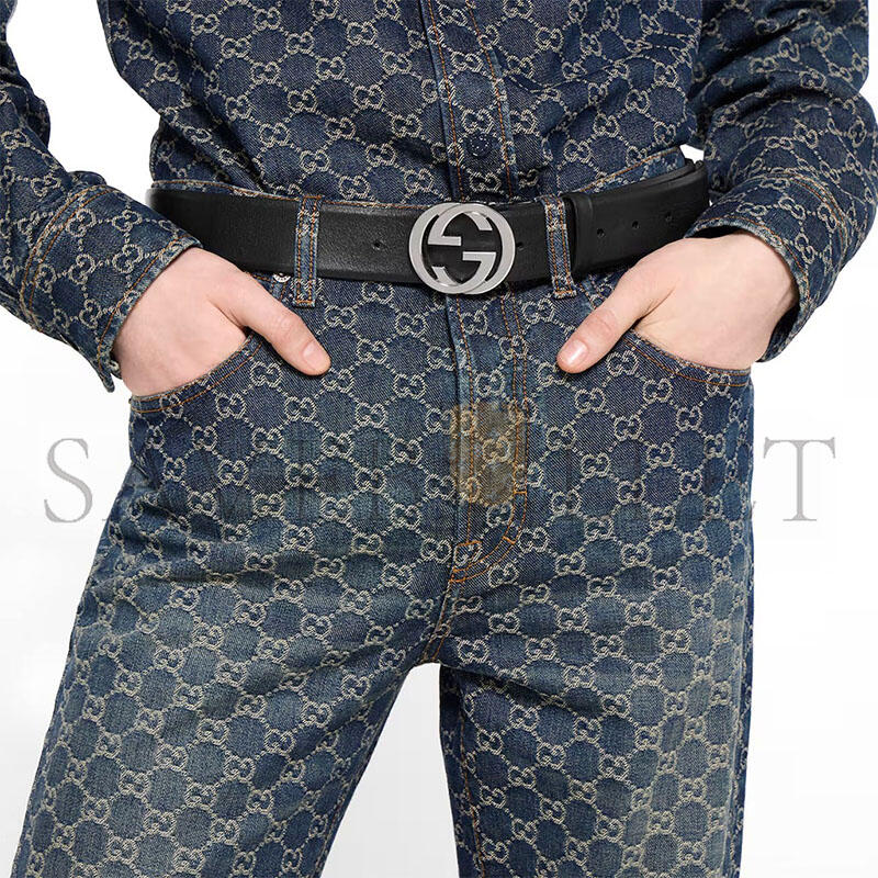 gvc*1 men gg cotton De*1m jacquard pants 864814